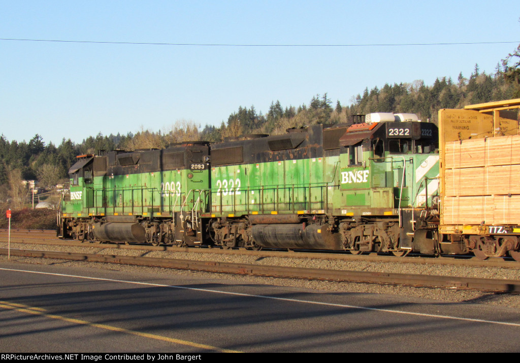 BNSF 2093 & 2322